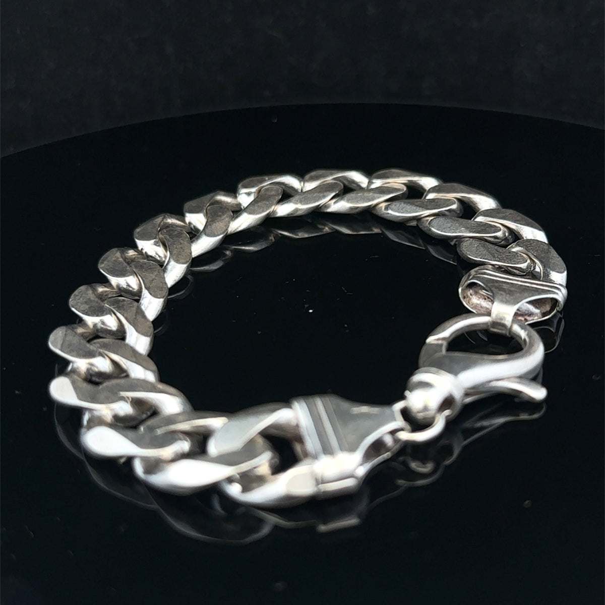 Silver curb bracelet 60.1g (sh25222l)