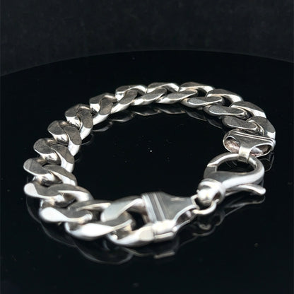 Silver curb bracelet 60.1g (sh25222l)