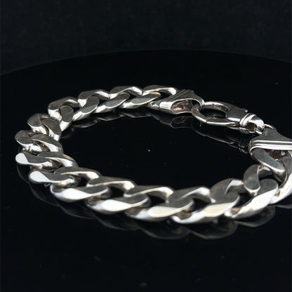 Silver curb bracelet 60.1g (sh25222l)
