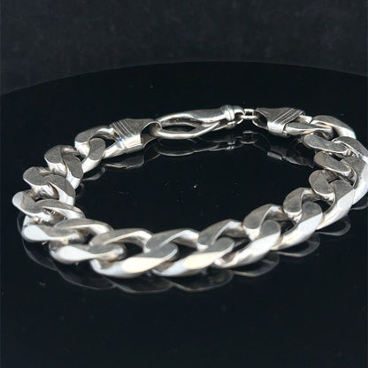 Silver curb bracelet 60.1g (sh25222l)