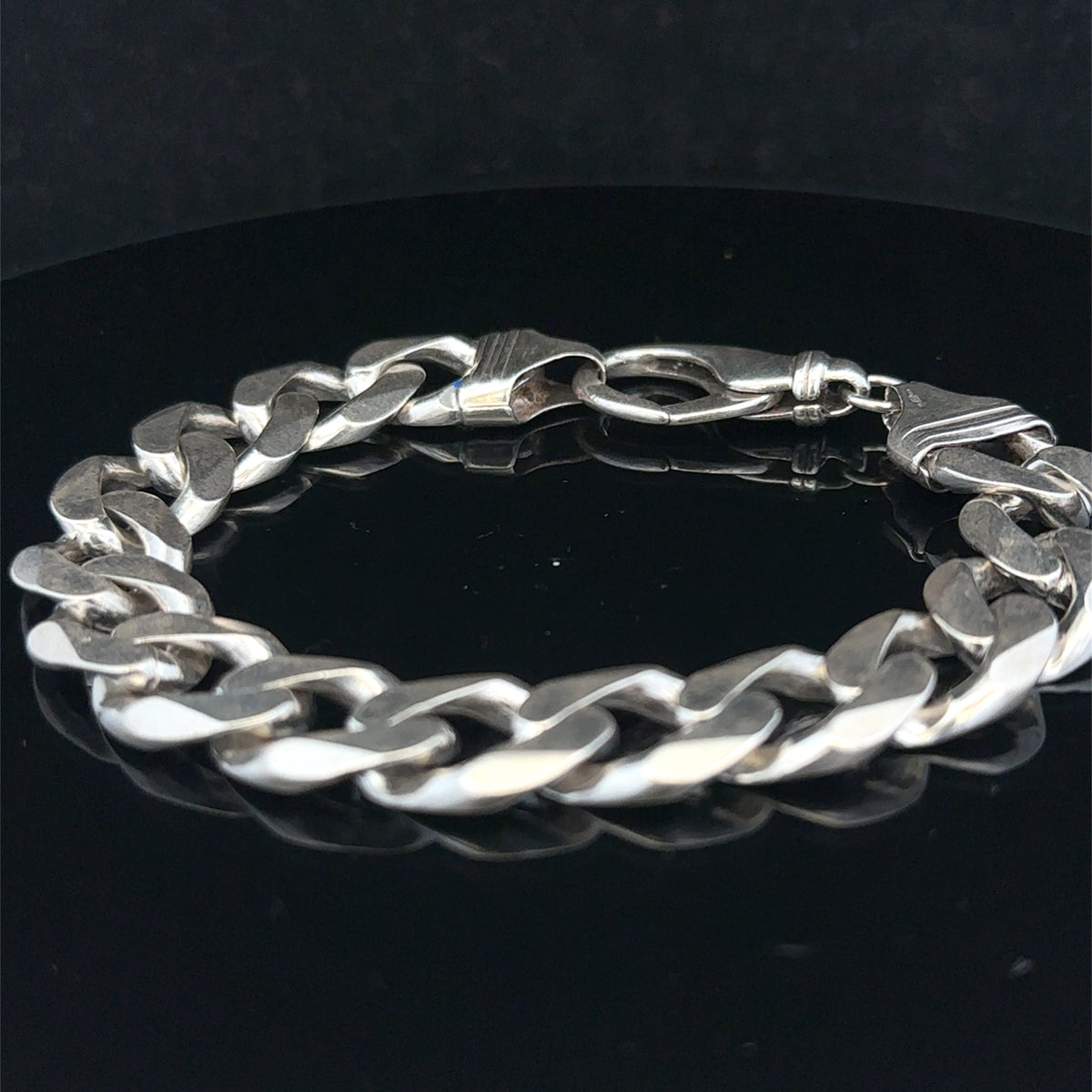 Silver curb bracelet 60.1g (sh25222l)