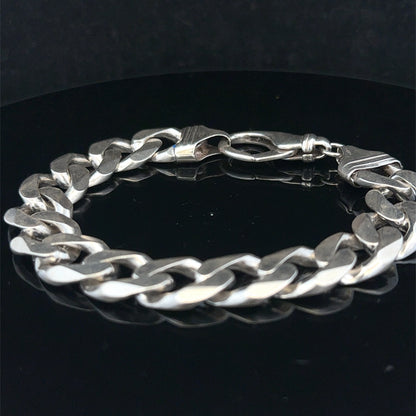 Silver curb bracelet 60.1g (sh25222l)