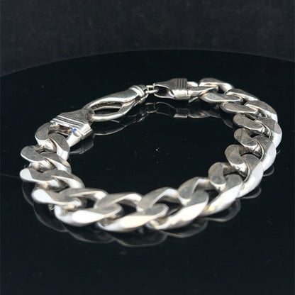 Silver curb bracelet 60.1g (sh25222l)