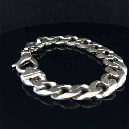 Silver curb bracelet 60.1g (sh25222l)