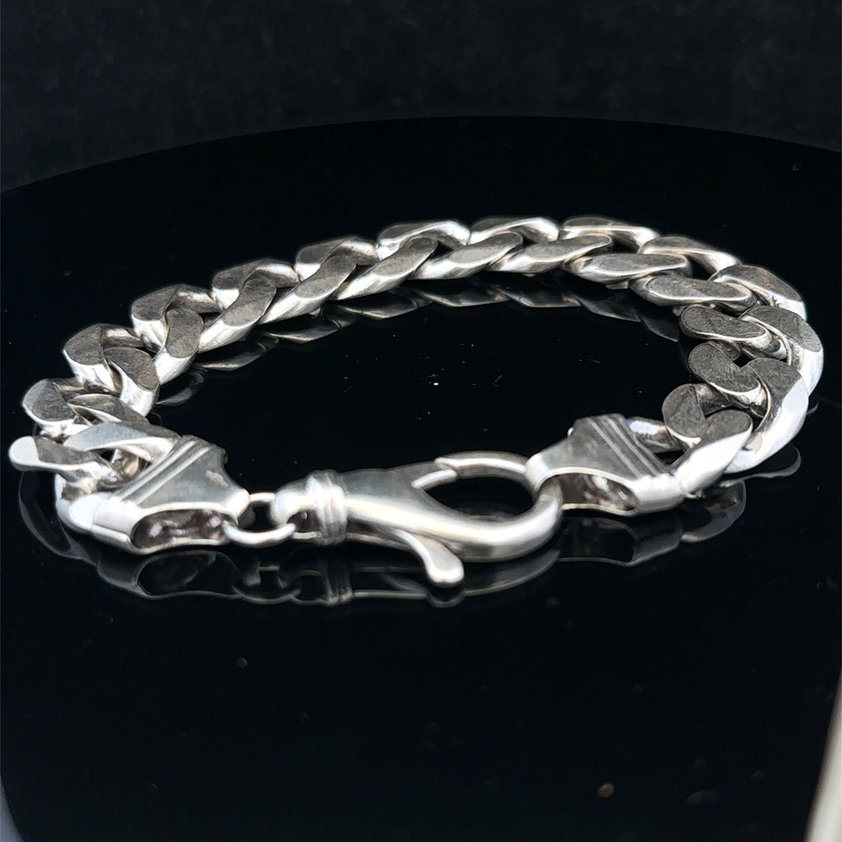 Silver curb bracelet 60.1g (sh25222l)