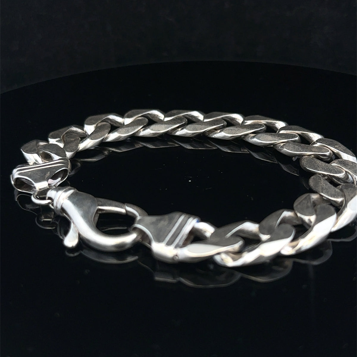 Silver curb bracelet 60.1g (sh25222l)