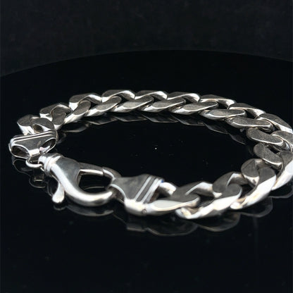 Silver curb bracelet 60.1g (sh25222l)