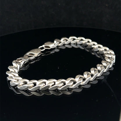 Silver curb bracelet 33.2g (sh26907b)