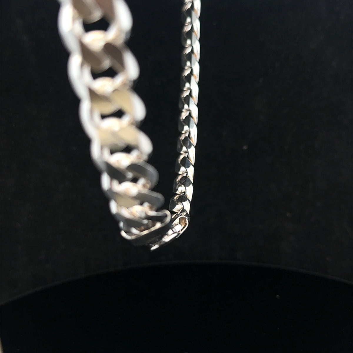 Silver curb chain 94.7g (sh27993b)