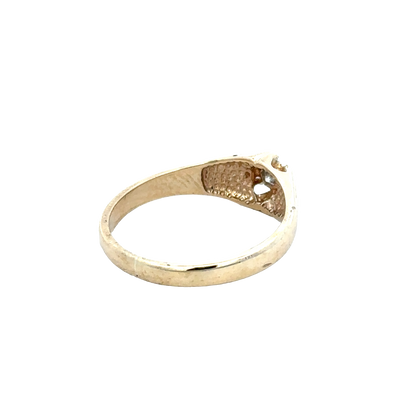 9ct yellow gold diamond ring size S (sh25912l)