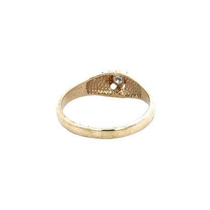 9ct yellow gold diamond ring size S (sh25912l)