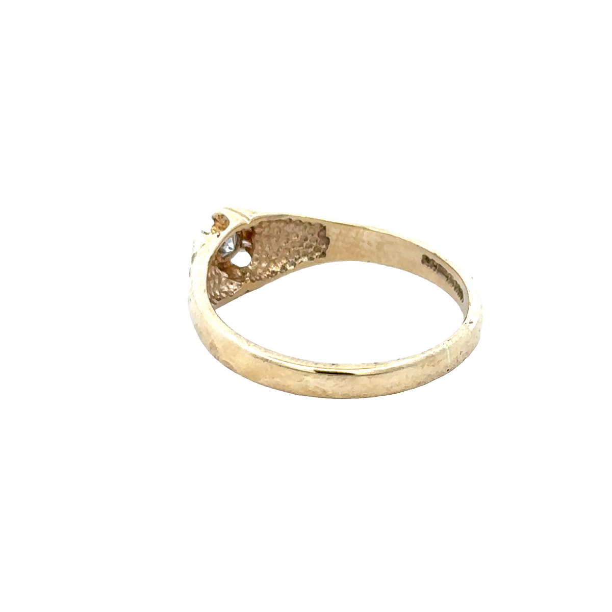 9ct yellow gold diamond ring size S (sh25912l)