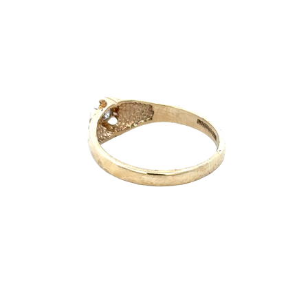 9ct yellow gold diamond ring size S (sh25912l)