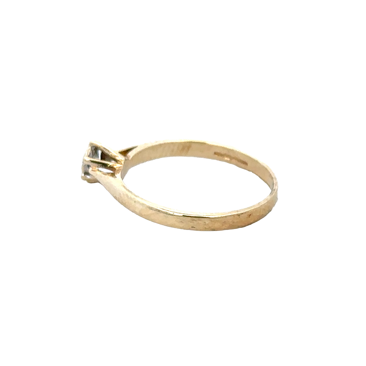9ct yellow gold diamond ring size J1/2 (sh25940l)