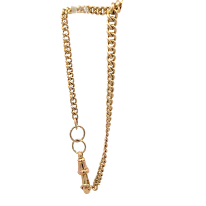 9ct yellow gold bracelet 7.4g (sh25930l)