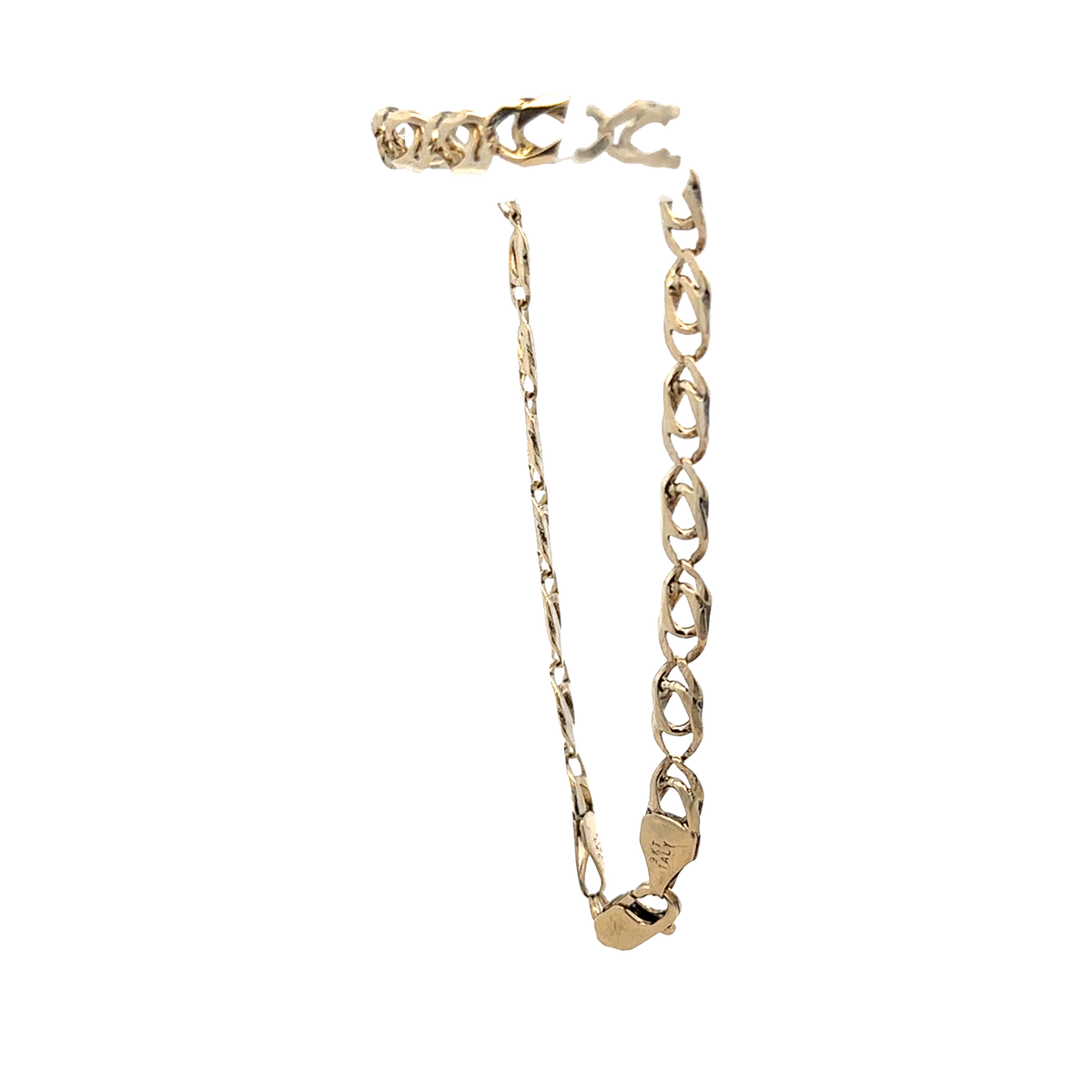9ct yellow gold bracelet 4.9g (sh25888l)