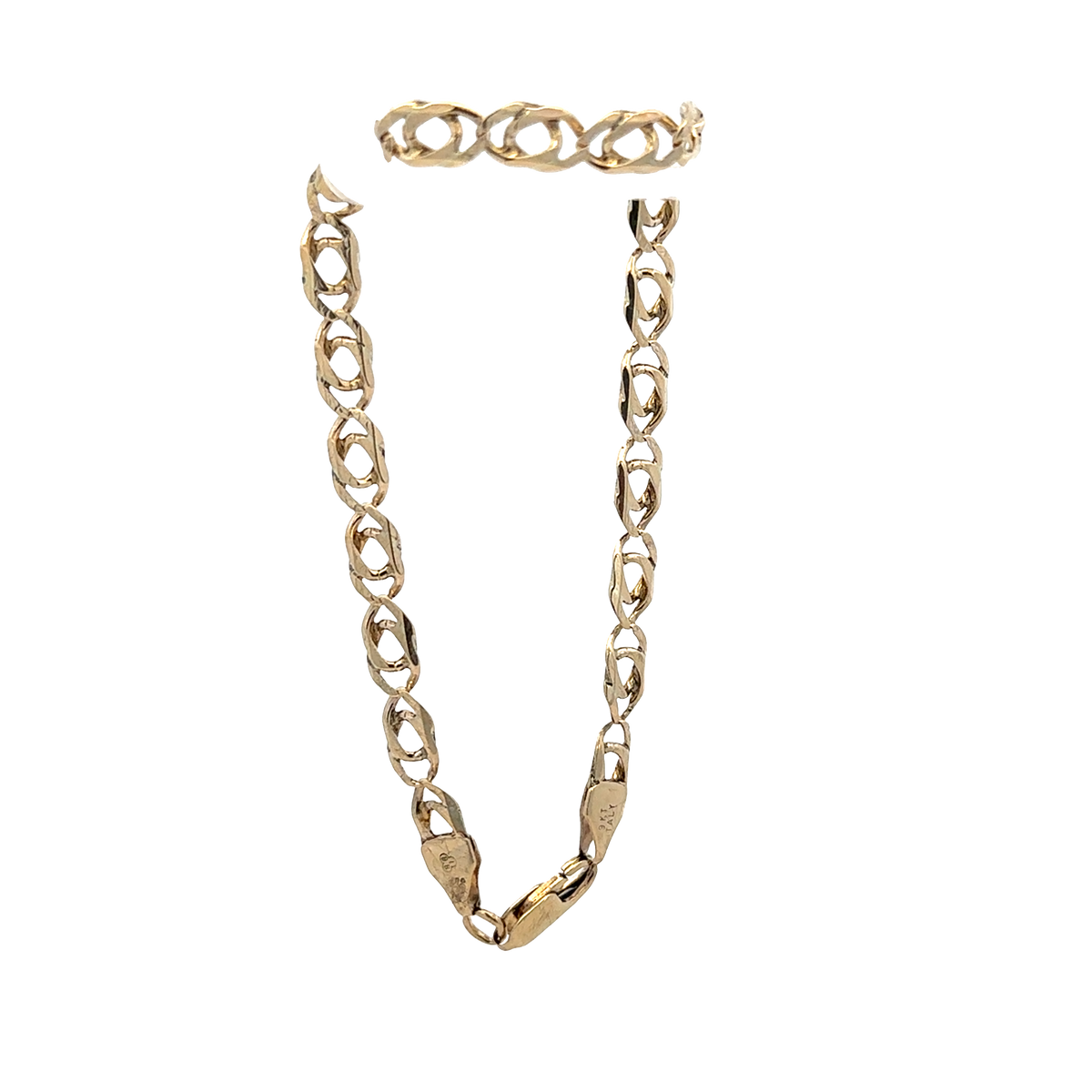 9ct yellow gold bracelet 4.9g (sh25888l)