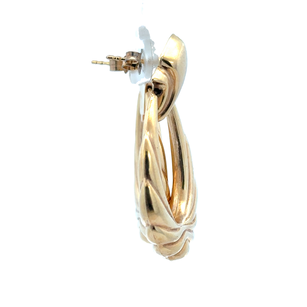 9ct yellow gold earrings 5.6g (sh25919l)