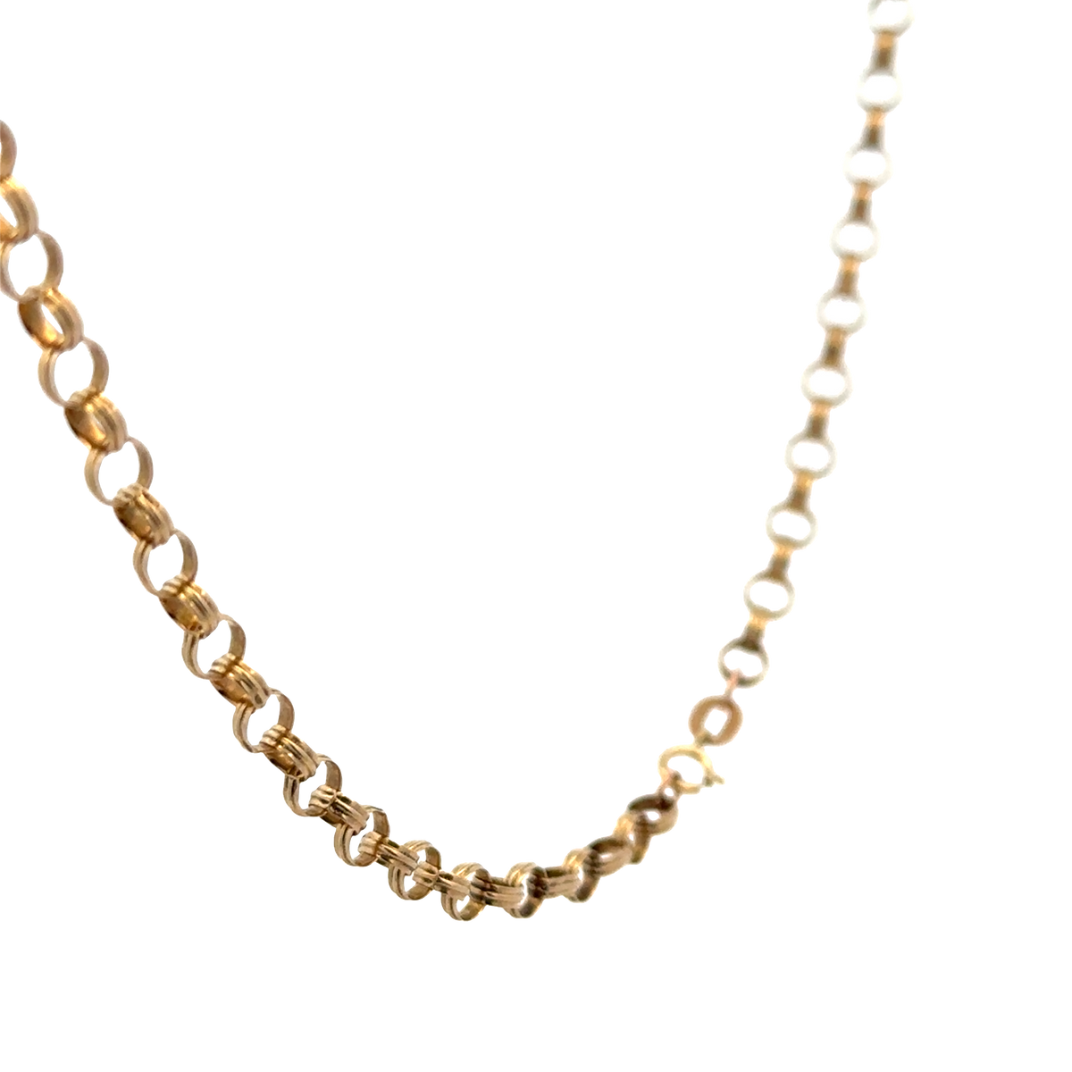9ct yellow gold belcher chain 6g (sh25918l)