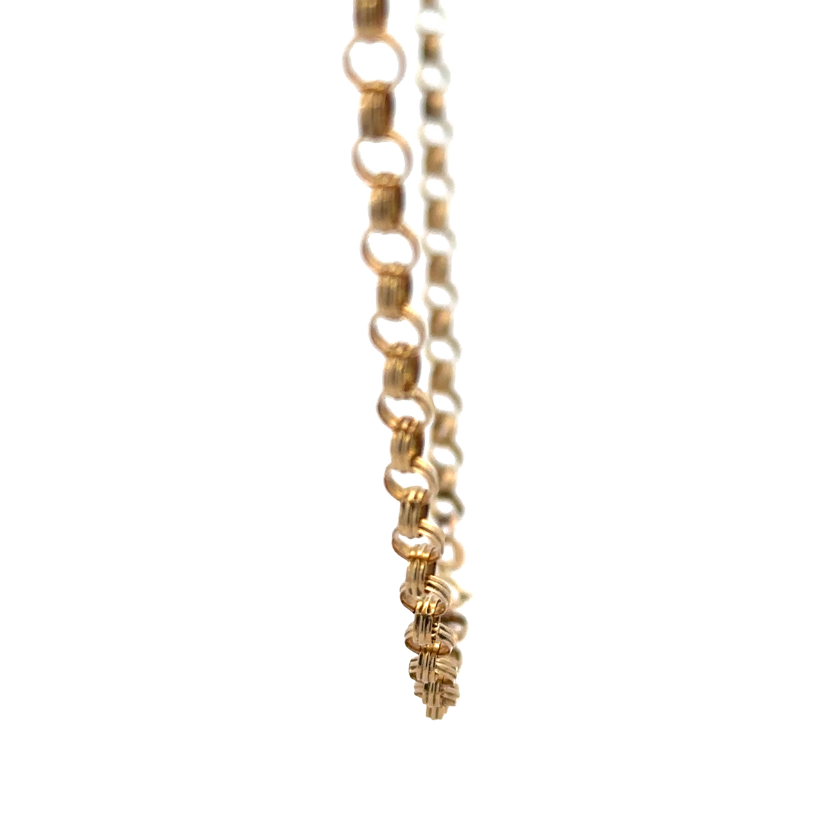 9ct yellow gold belcher chain 6g (sh25918l)