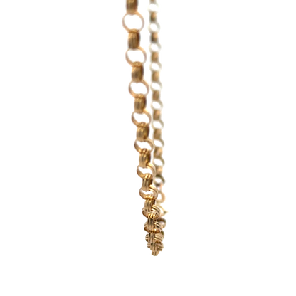 9ct yellow gold belcher chain 6g (sh25918l)