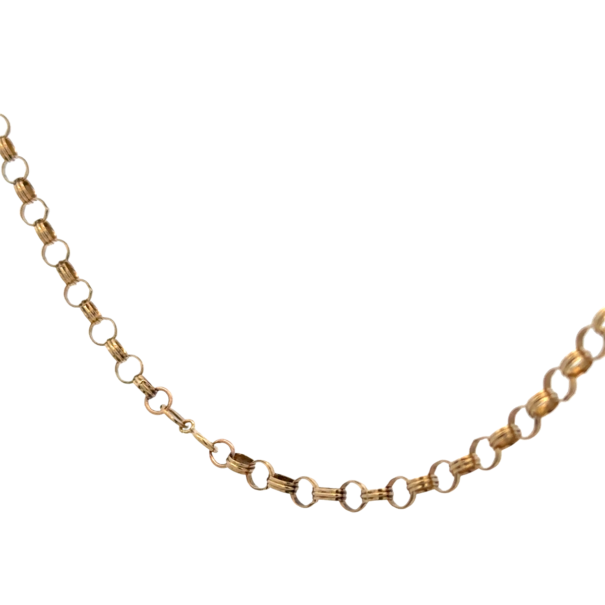 9ct yellow gold belcher chain 6g (sh25918l)