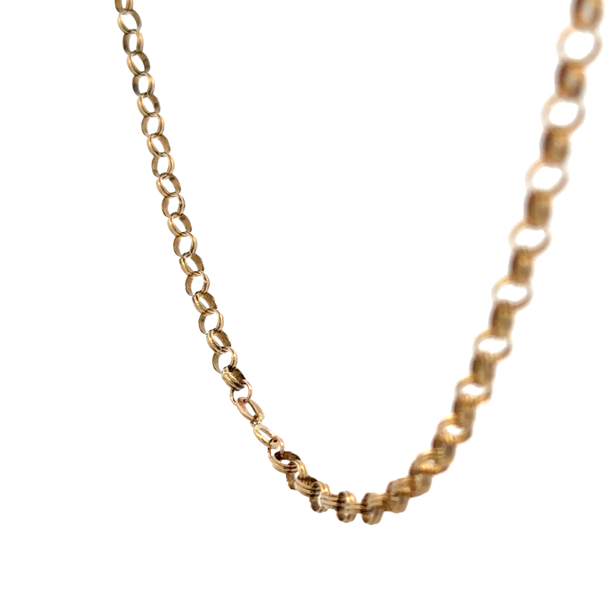 9ct yellow gold belcher chain 6g (sh25918l)