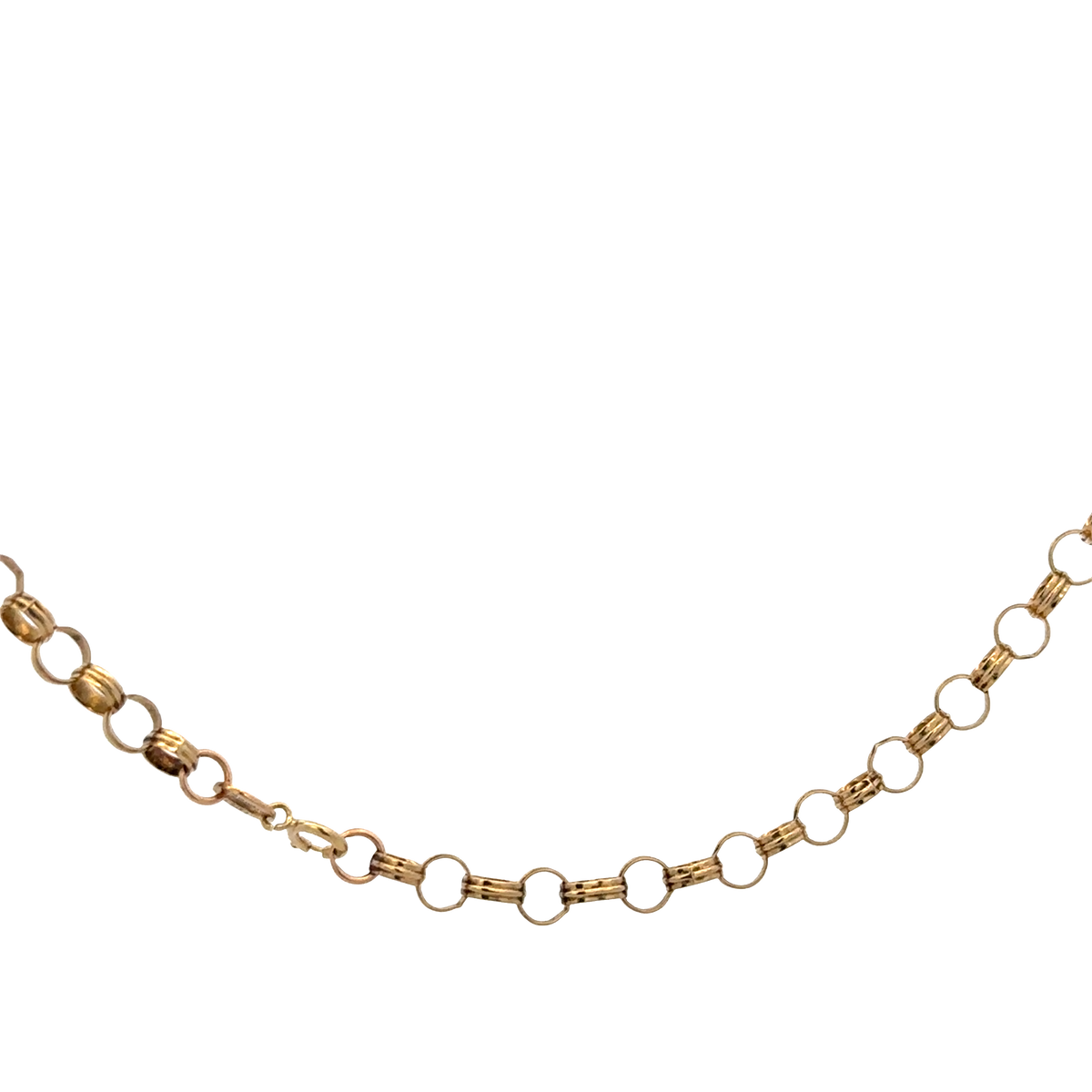 9ct yellow gold belcher chain 6g (sh25918l)