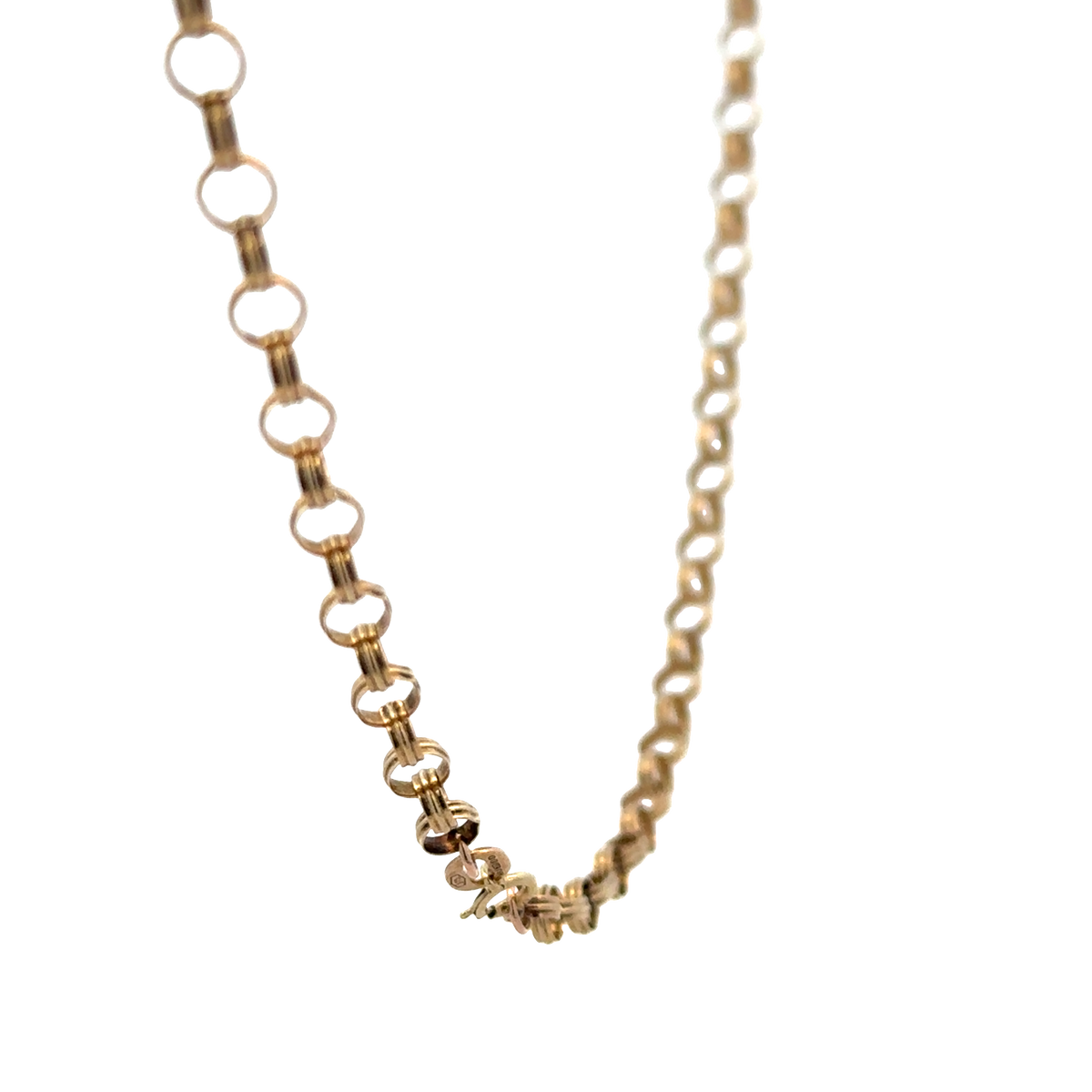 9ct yellow gold belcher chain 6g (sh25918l)