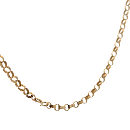 9ct yellow gold belcher chain 6g (sh25918l)