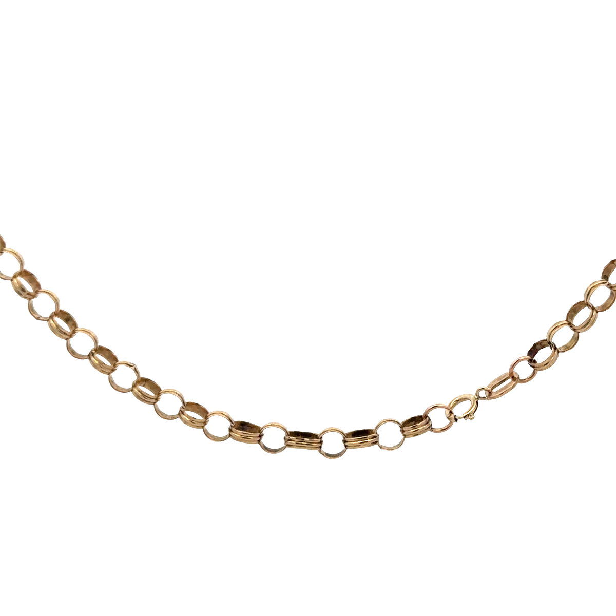 9ct yellow gold belcher chain 6g (sh25918l)