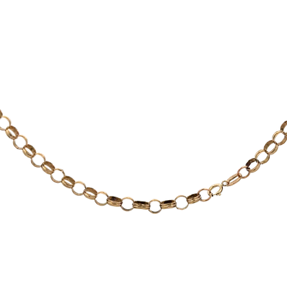 9ct yellow gold belcher chain 6g (sh25918l)