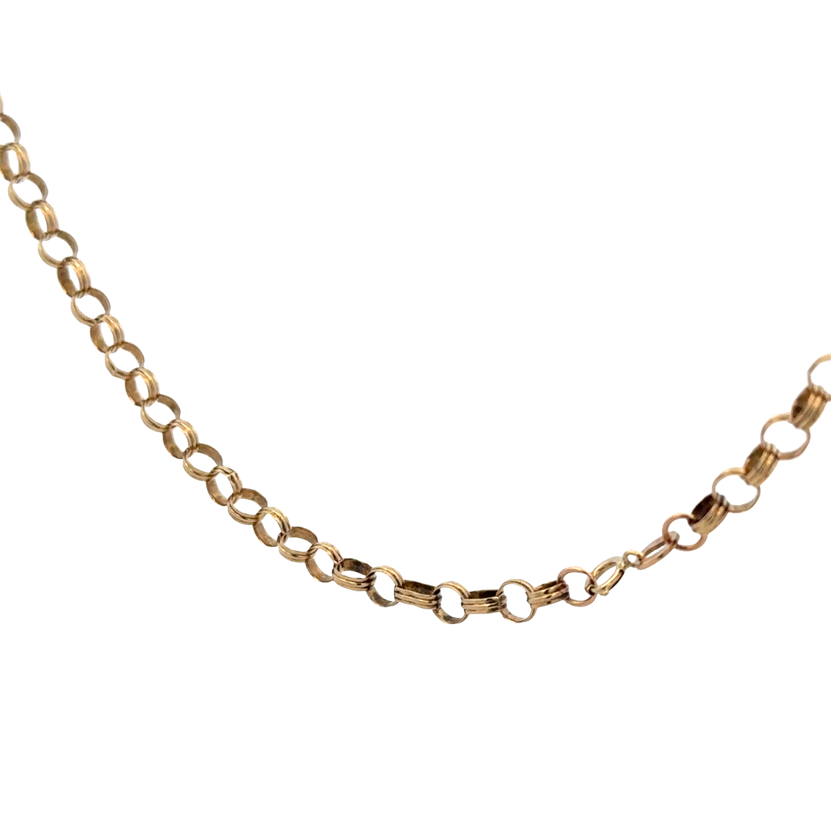 9ct yellow gold belcher chain 6g (sh25918l)