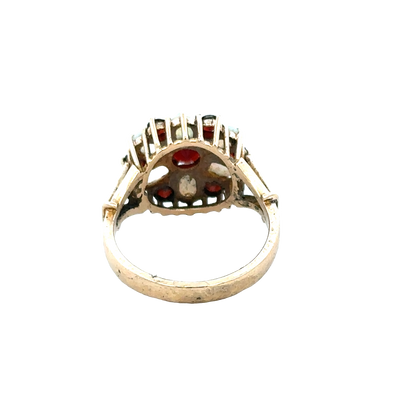 9ct yellow gold ring in size N from Reeves and Sons, featuring a smooth, polished band.
