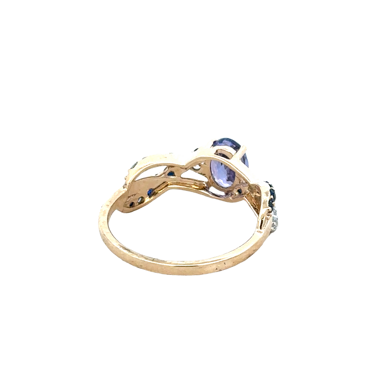 9ct yellow gold ring size N1/2 (sh28075b)