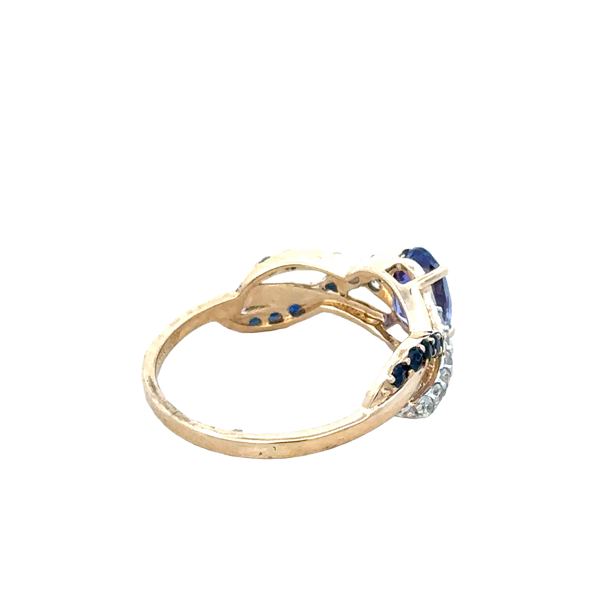 9ct yellow gold ring size N1/2 (sh28075b)