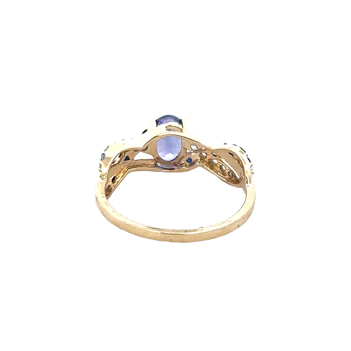 9ct yellow gold ring size N1/2 (sh28075b)