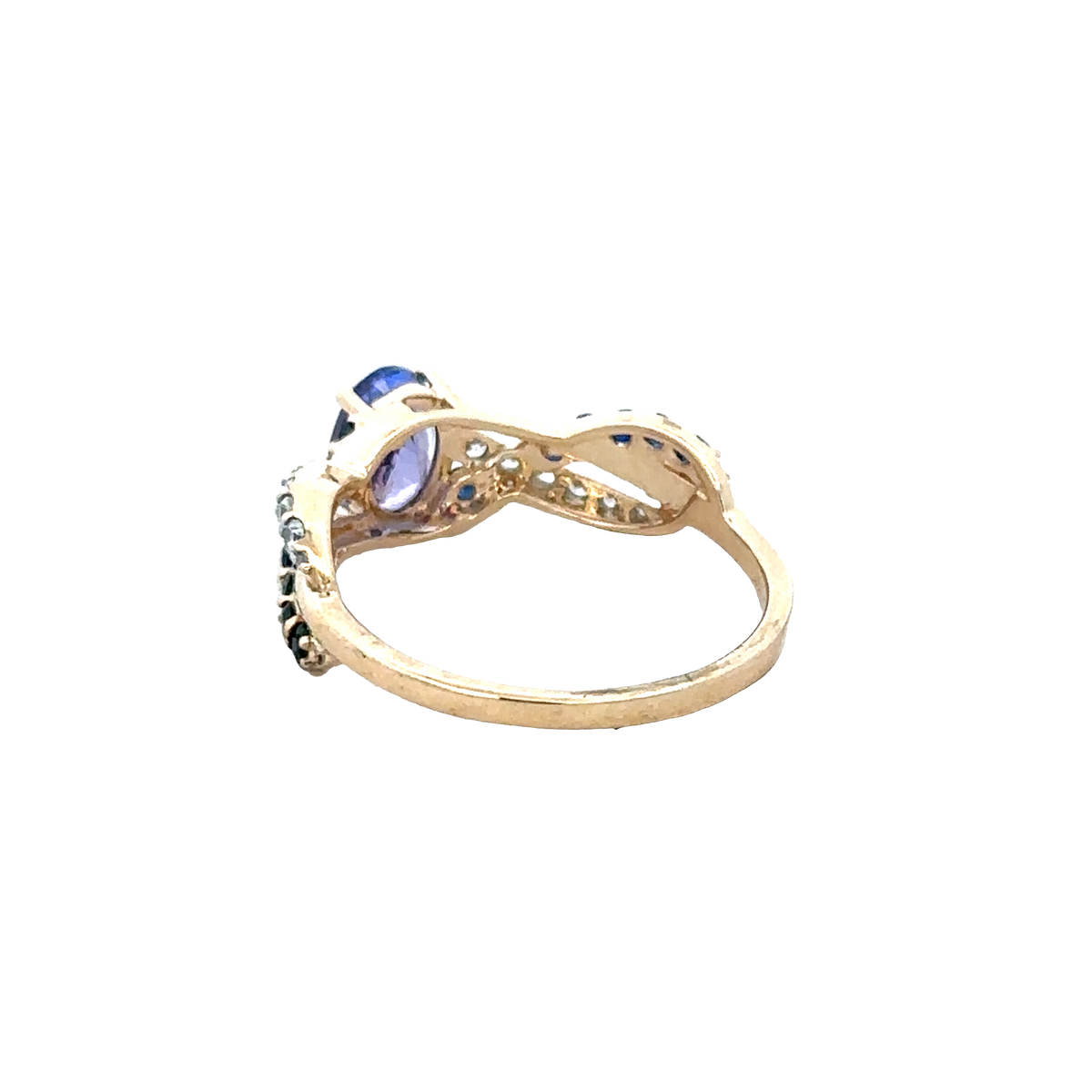 9ct yellow gold ring size N1/2 (sh28075b)