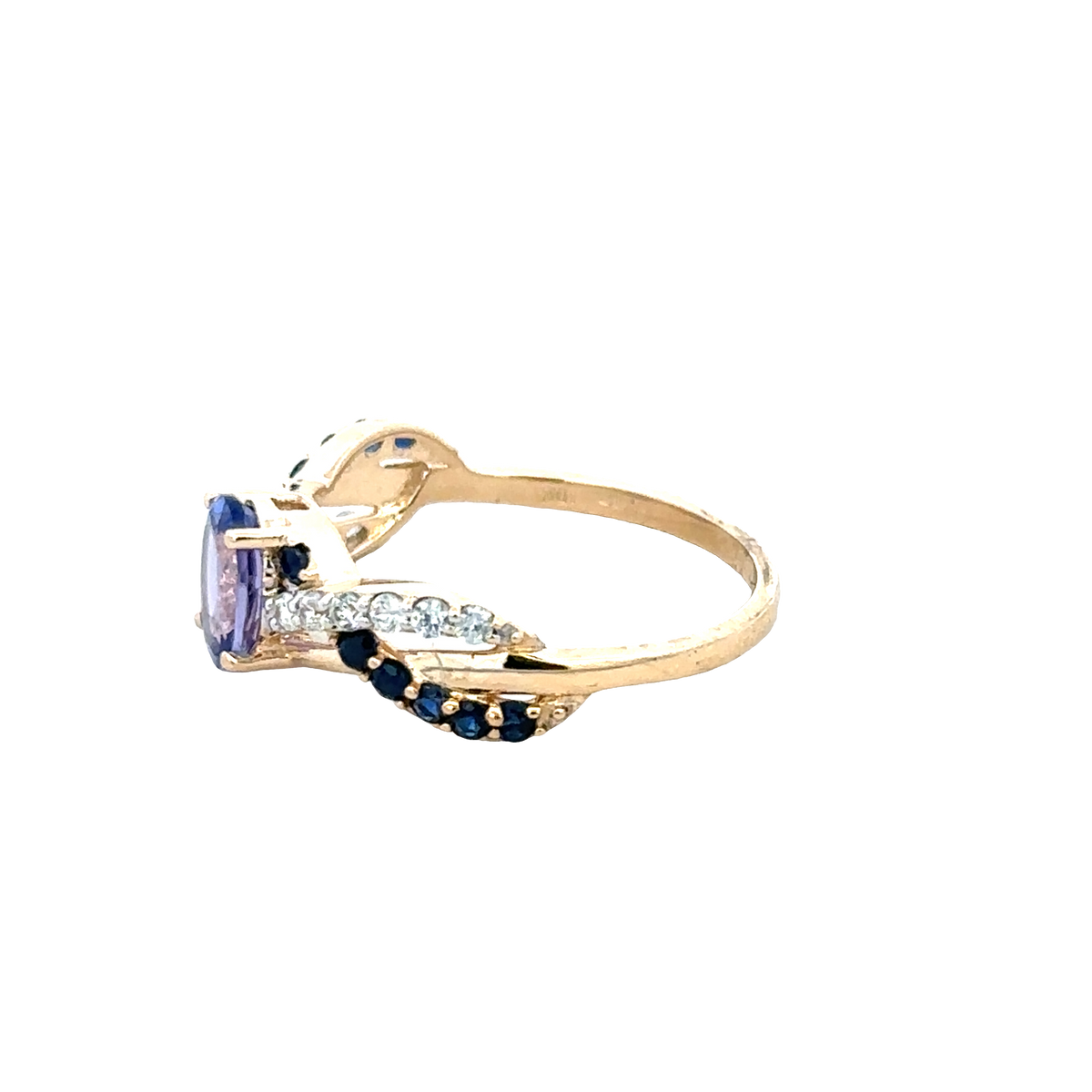 9ct yellow gold ring size N1/2 (sh28075b)