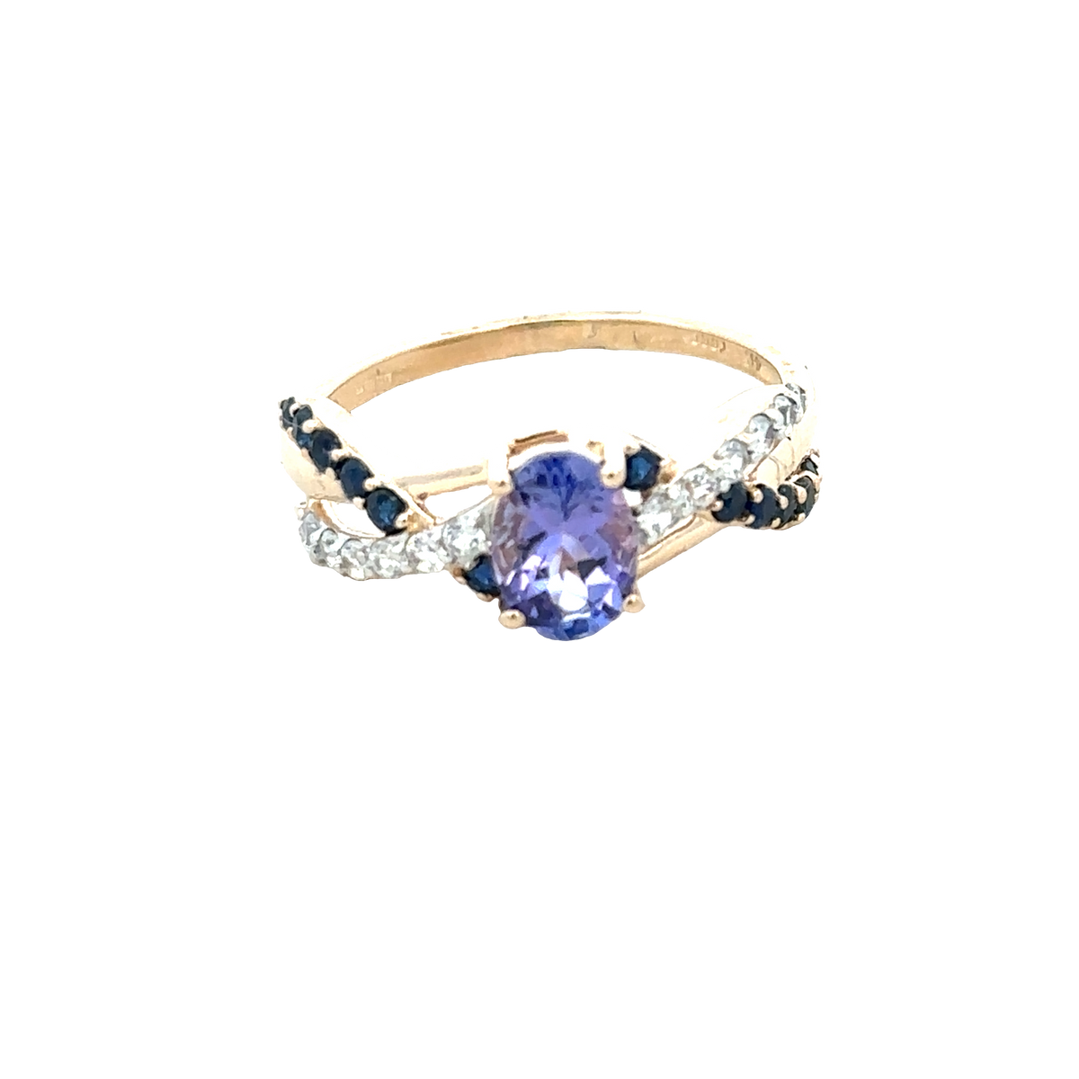 9ct yellow gold ring size N1/2 (sh28075b)