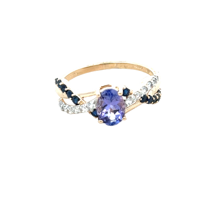 9ct yellow gold ring size N1/2 (sh28075b)