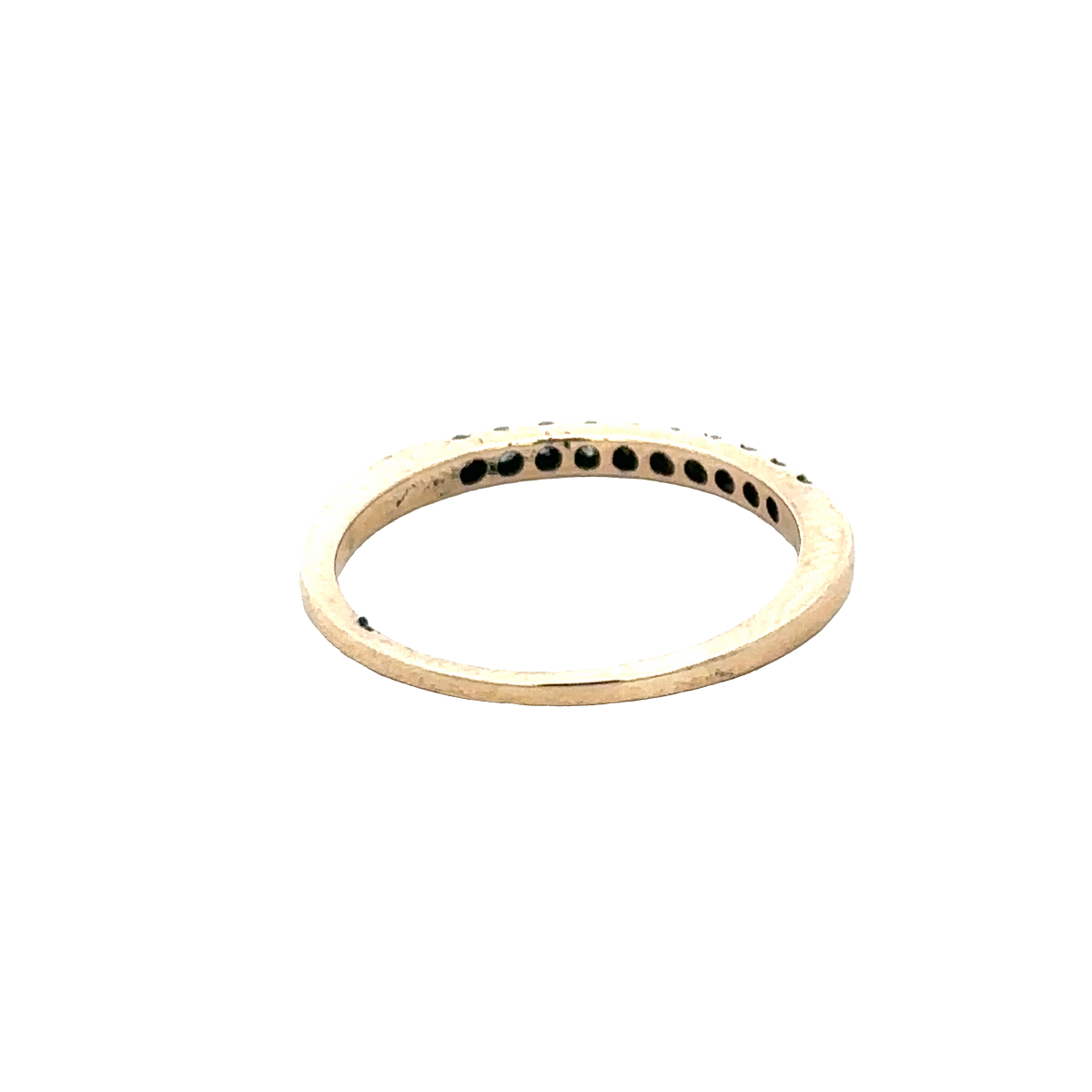 9ct yellow gold diamond ring size N (sh28056b)