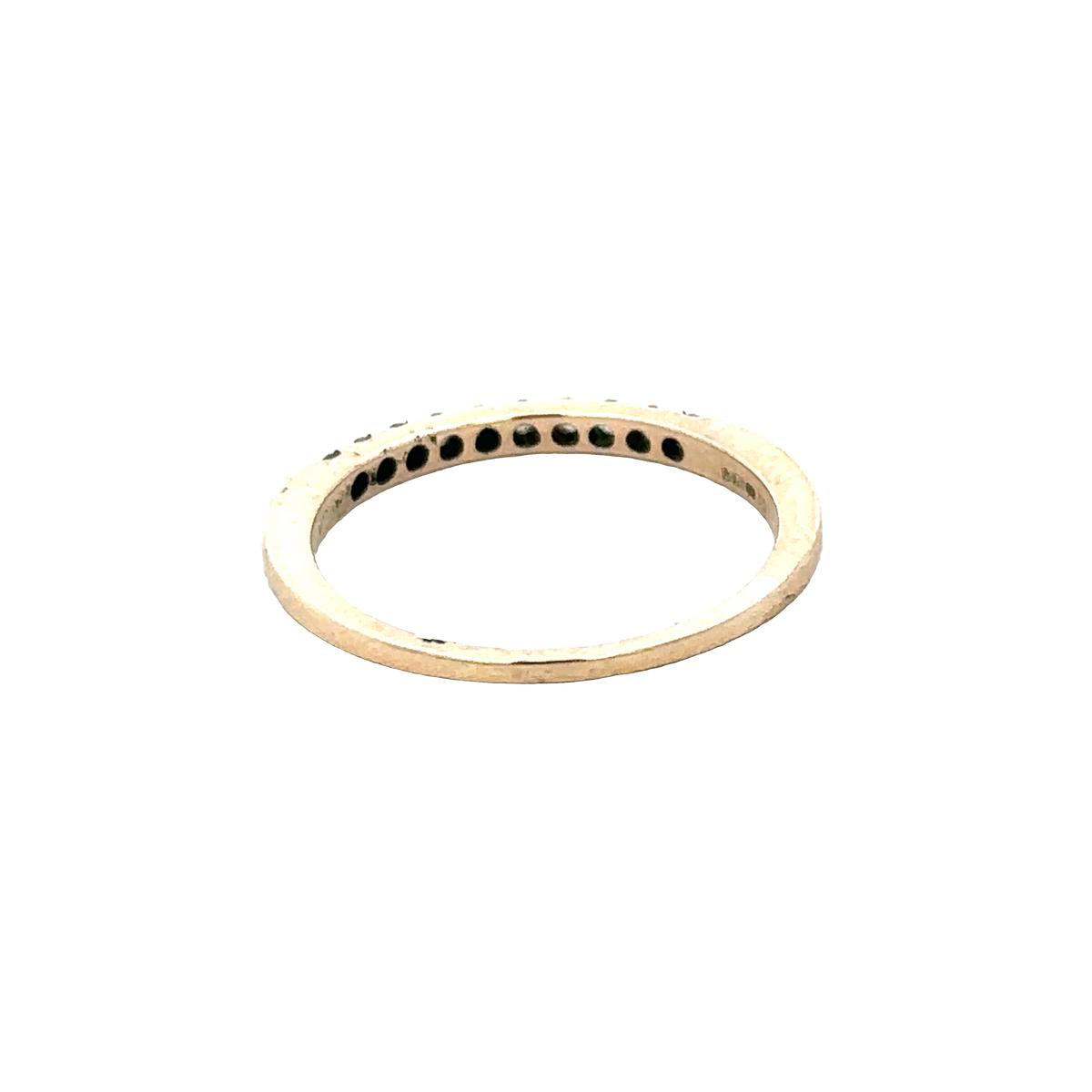 9ct yellow gold diamond ring size N (sh28056b)