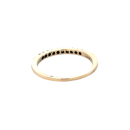 9ct yellow gold diamond ring size N (sh28056b)