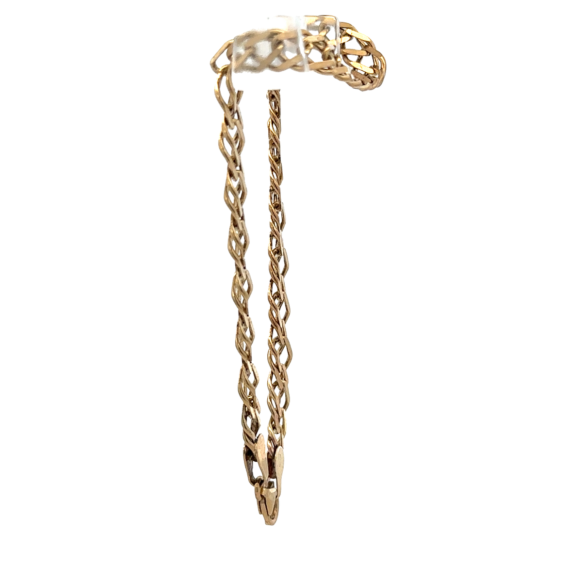 9ct yellow gold double linked bracelet 7.8g (sh27958b)