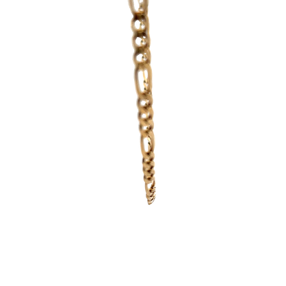 9ct yellow gold figaro chain 17.8g (sh28042b)