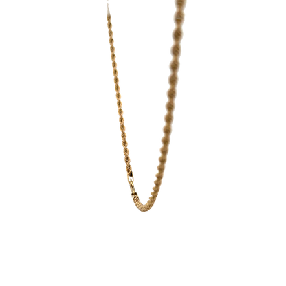 9ct yellow gold rope chain 3.4g (sh28054b)