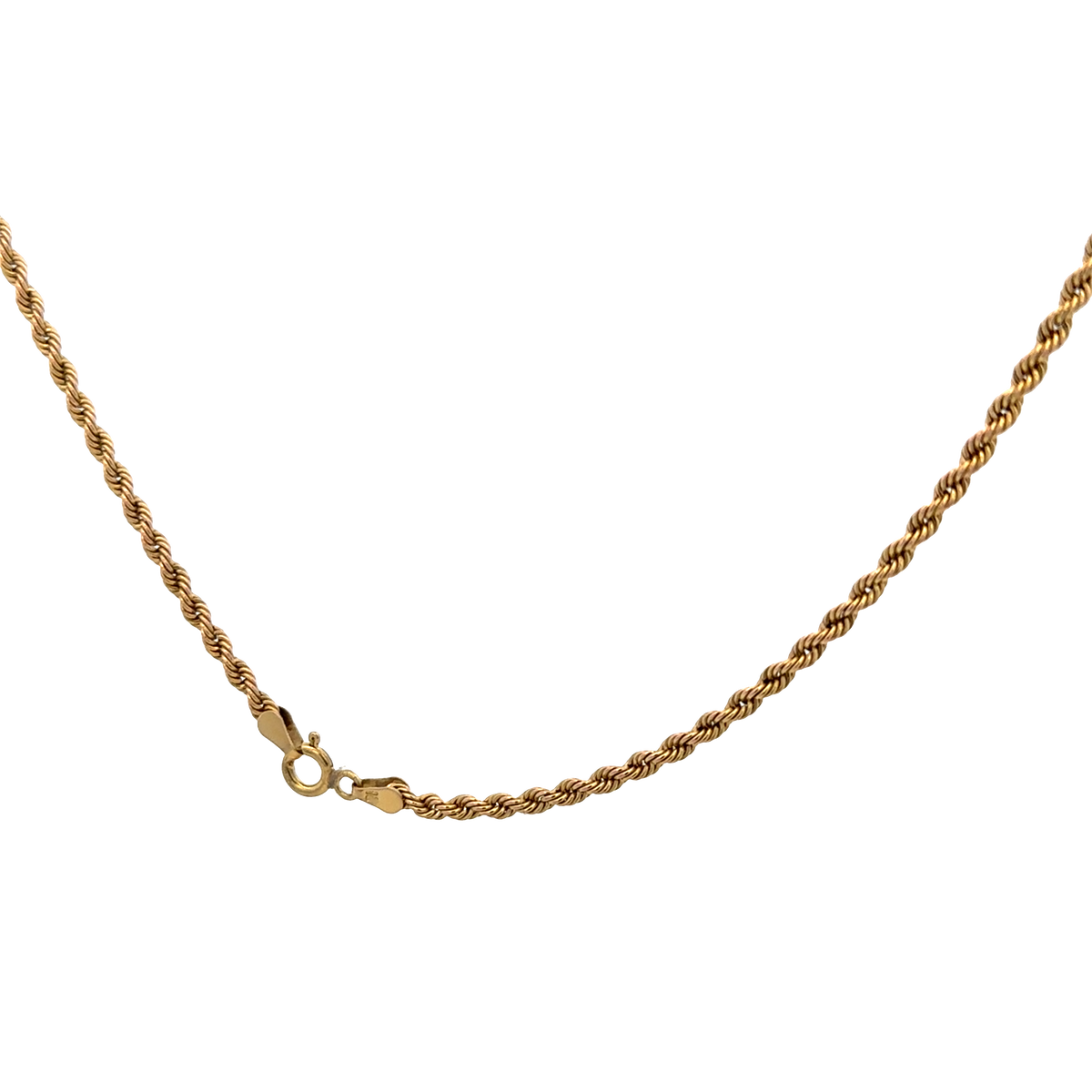 9ct yellow gold rope chain 3.4g (sh28054b)
