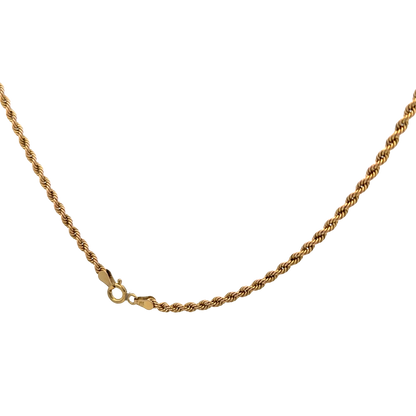 9ct yellow gold rope chain 3.4g (sh28054b)