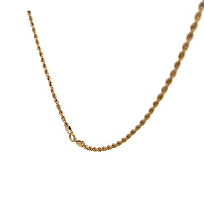 9ct yellow gold rope chain 3.4g (sh28054b)